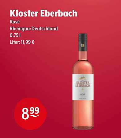 Kloster Eberbach Rosé Rheingau/Deutschland 0,75 l