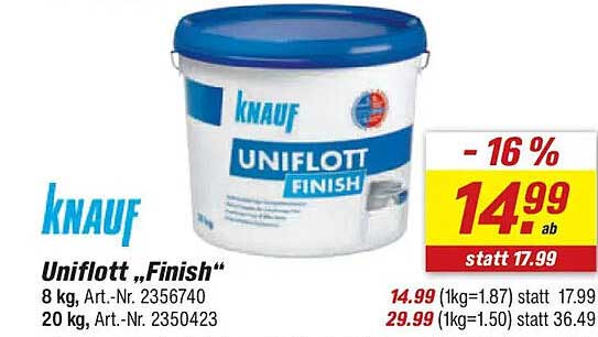 Knauf Uniflott „Finish“