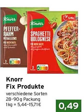 Knorr Fix Produkte