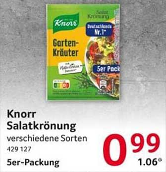 Knorr Salatkrönung verschiedene Sorten 5er-Packung