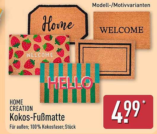 Kokos-Fußmatte