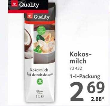 Kokosmilch 1-l-Packung