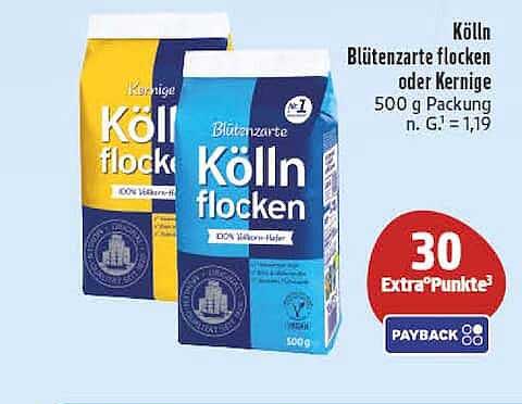 Kölln Blütenzarte flocken oder Kernige 500 g Packung