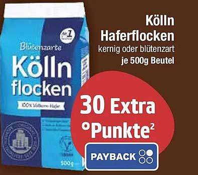 Kölln Haferflocken kernig oder blütenzart je 500g Beutel