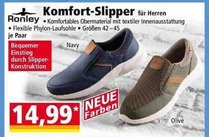 Komfort-Slipper für Herren