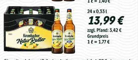 Krombacher Natur-Radler