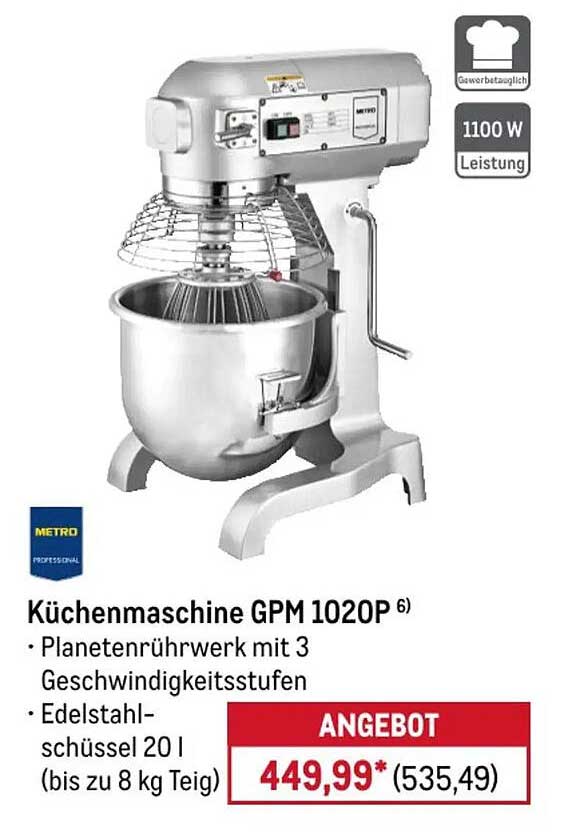 Küchenmaschine GPM 1020P
