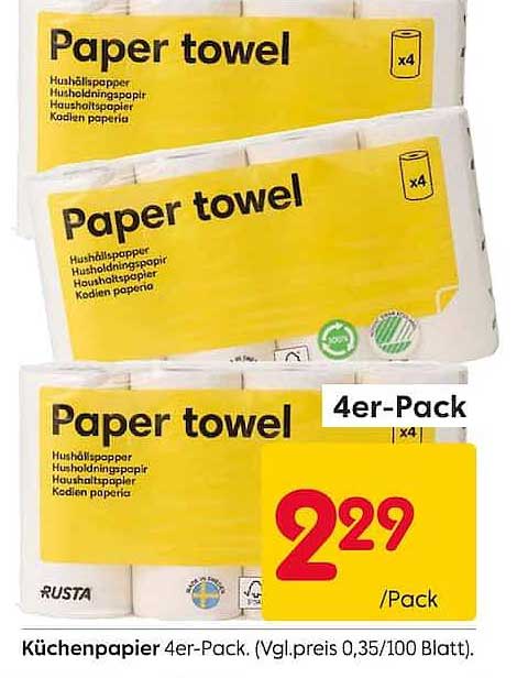 Küchenpapier 4er-Pack