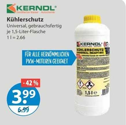 Kühlerfrostschutz