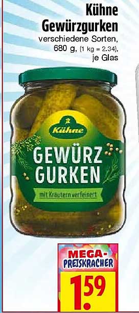 Kühne Gewürzgurken