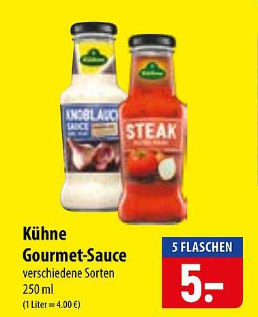 Kühne Gourmet-Sauce