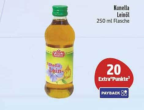 Kunella Leinöl 250 ml Flasche