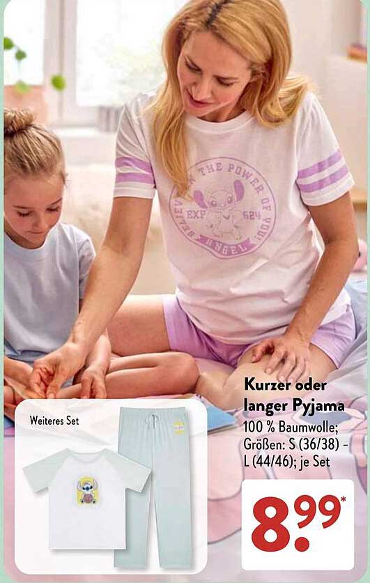 Kurzer oder langer Pyjama