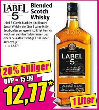 Label 5 Blended Scotch Whisky