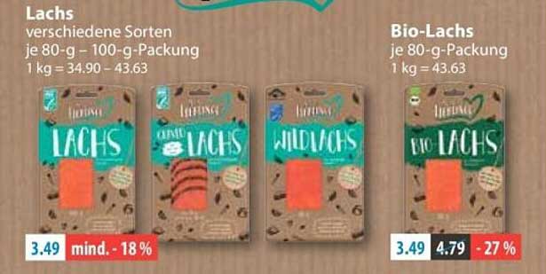 Lachs verschiedene Sorten je 80-g – 100-g-Packung