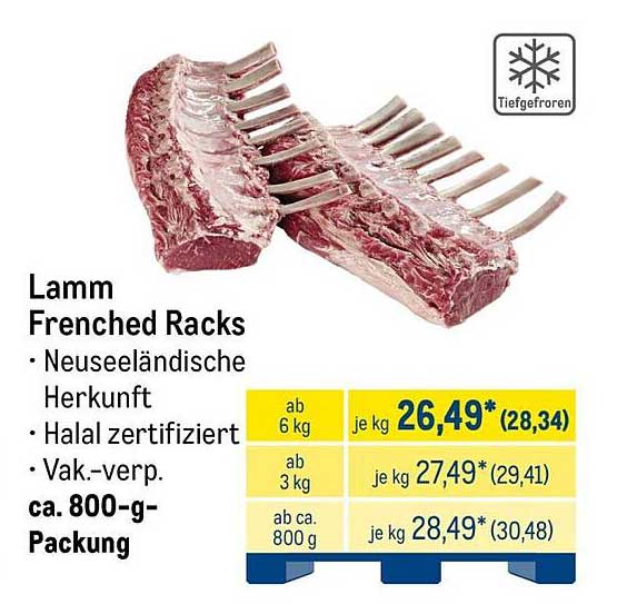 Lamm Frenched Racks