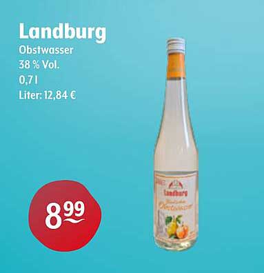 Landburg Obstwasser 38 % Vol. 0,7 l