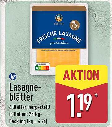 Lasagne-blätter