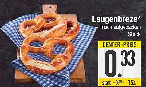 Laugenbreze* frisch aufgebacken Stück