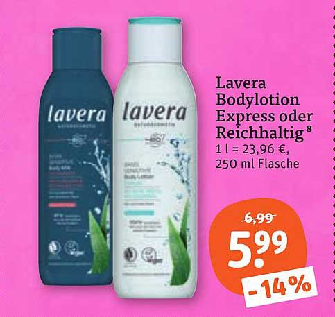 Lavera Bodylotion Express oder Reichhaltig