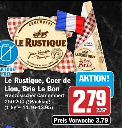 Le Rustique, Coer de Lion, Brie, Le Bon