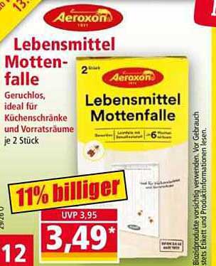 Lebensmittel Mottenfalle