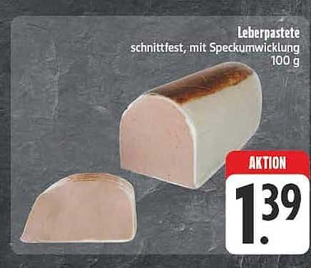 Leberpastete schnittfest, mit Speckumwicklung 100 g