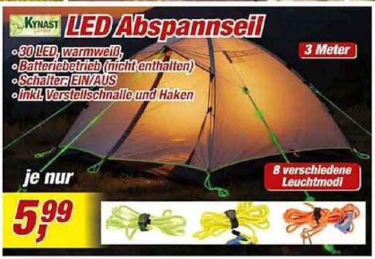 LED Abspannseil