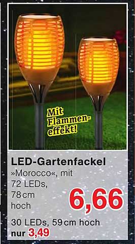 LED-Gartenfackel