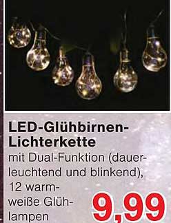 LED-Glühbirnen-Lichterkette