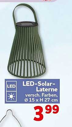 LED-Solar-Laterne