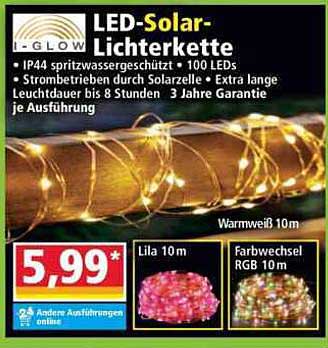 LED-Solar-Lichterkette
