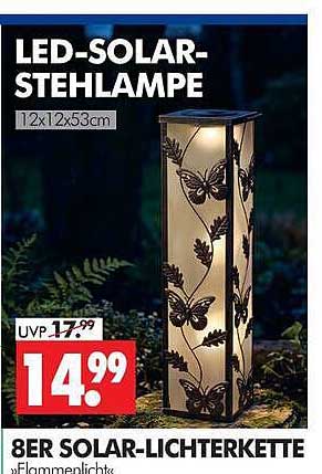 LED-SOLAR-STEHLAMPE