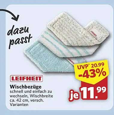 Leifheit Wischbezüge