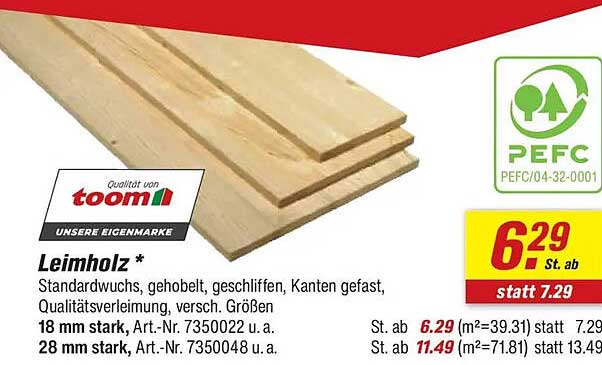 Leimholz*