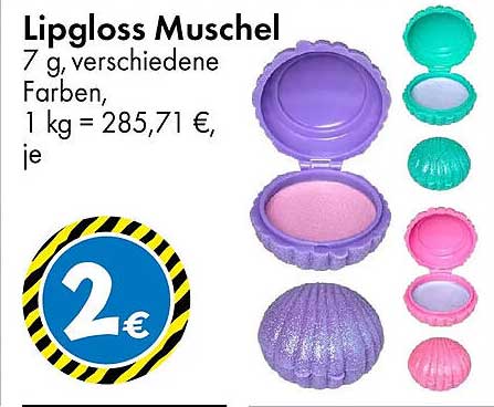 Lipgloss Muschel
