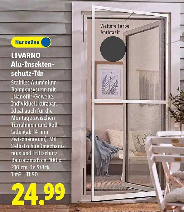 LIVARNO Alu-Insektenschutz-Tür