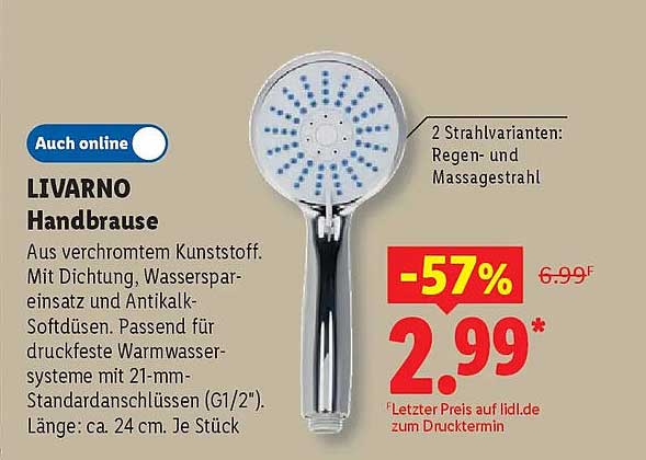 LIVARNO Handbrause