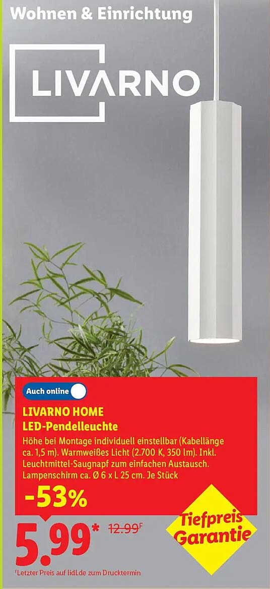 LIVARNO HOME LED-Pendelleuchte