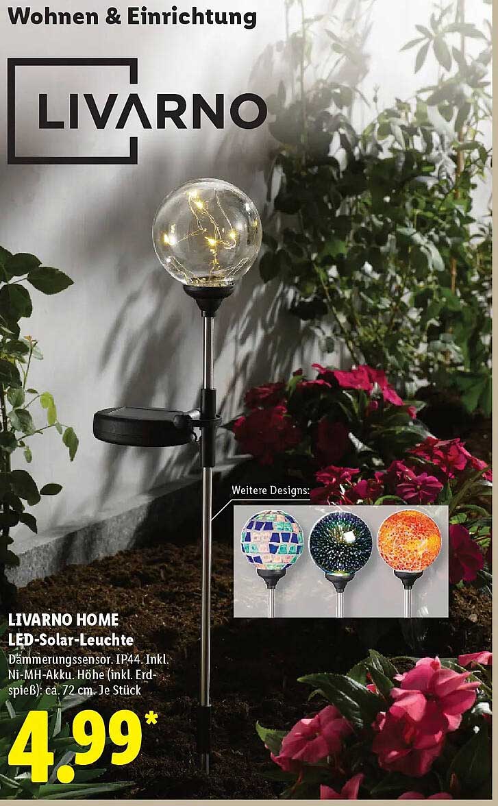 LIVARNO HOME LED-Solar-Leuchte