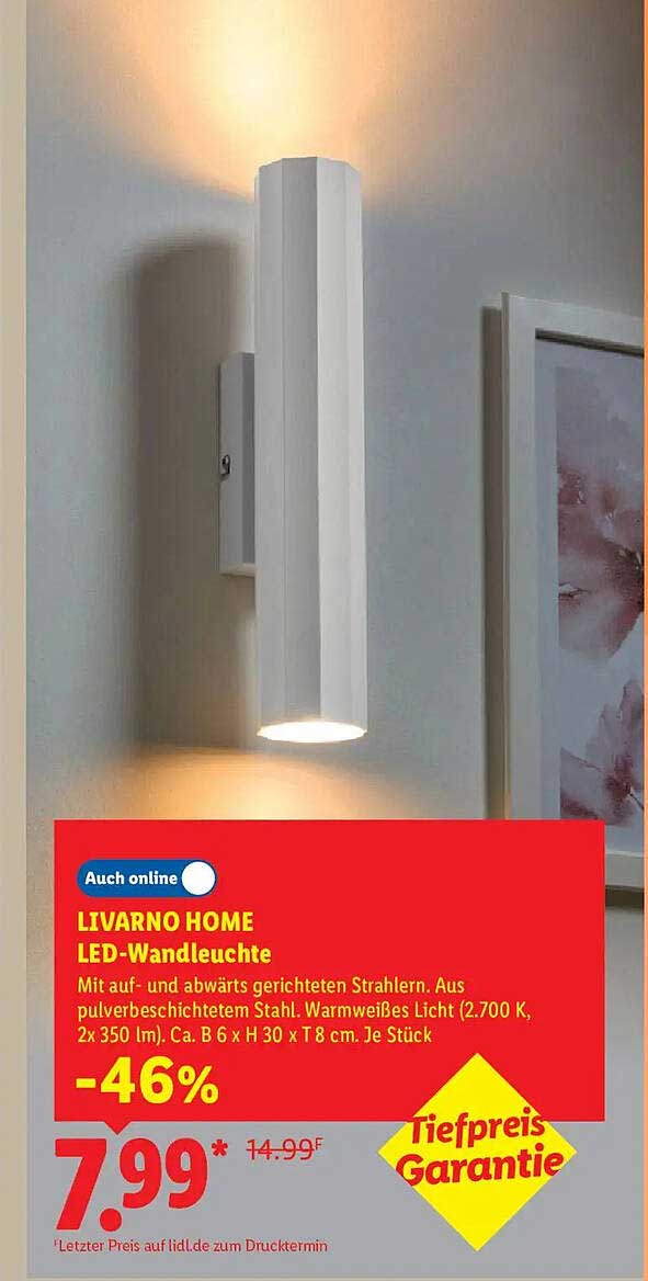 LIVARNO HOME LED-Wandleuchte