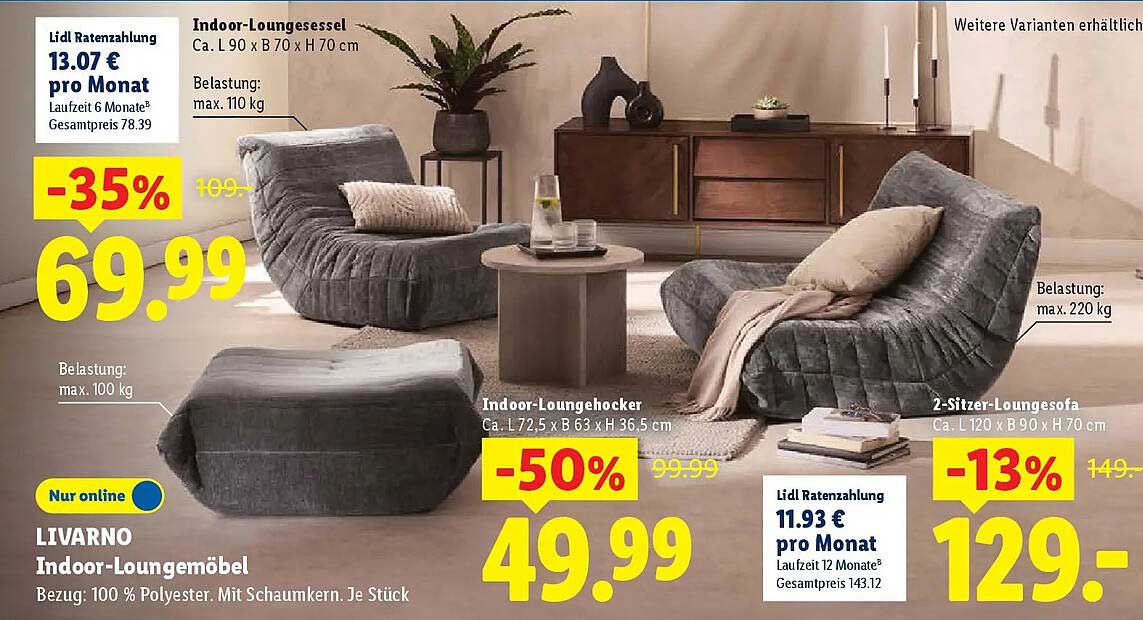 LIVARNO Indoor-Loungemöbel