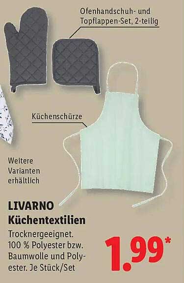 LIVARNO Küchentextilien