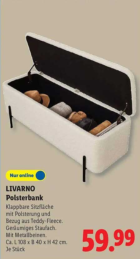 LIVARNO Polsterbank