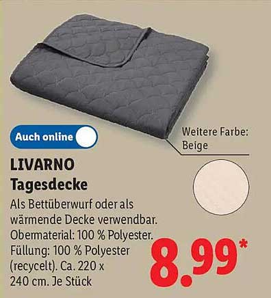 LIVARNO Tagesdecke