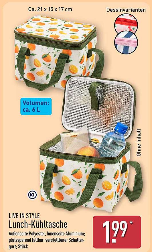 LIVE IN STYLE Lunch-Kühltasche