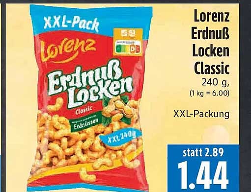 Lorenz Erdnuss Locken Classic