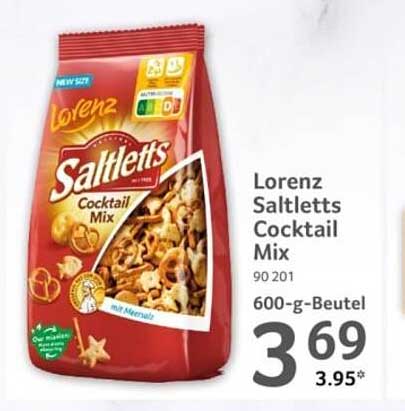 Lorenz Saltletts Cocktail Mix 90 201 600-g-Beutel