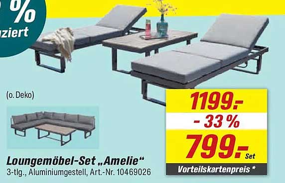 Loungemöbel-Set „Amelie“