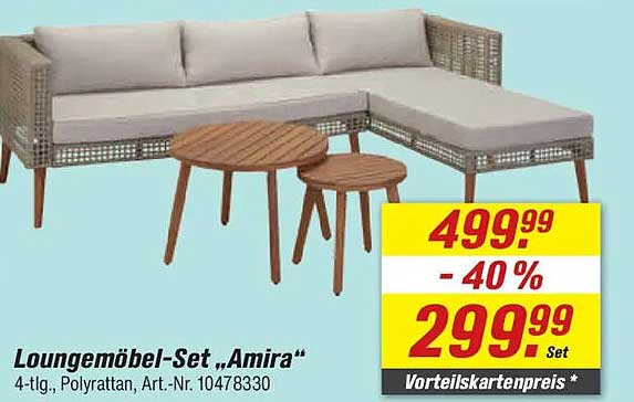 Loungemöbel-Set „Amira“